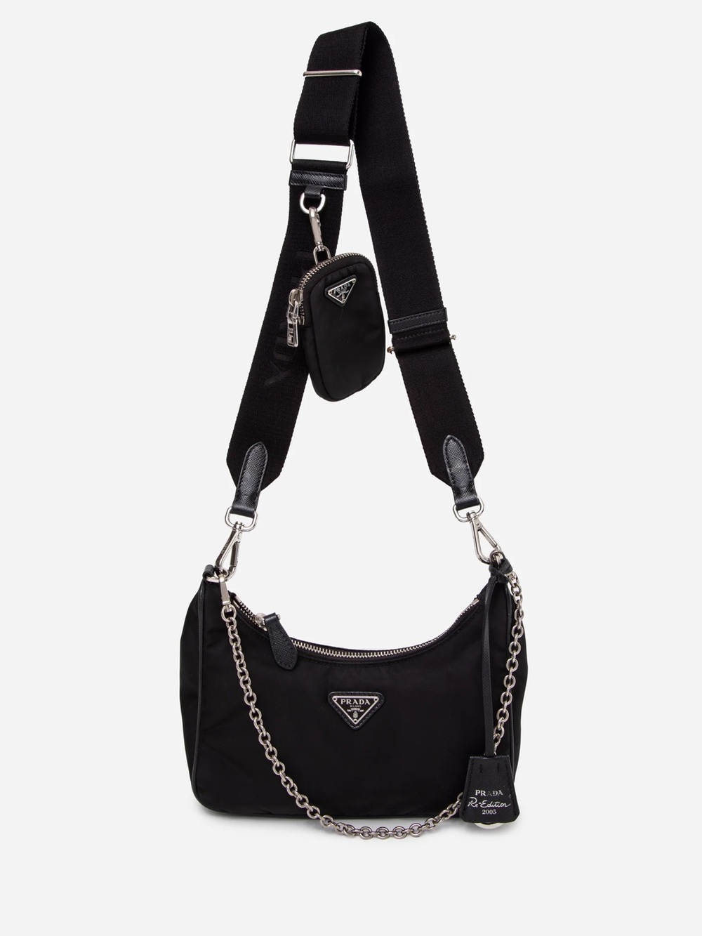 Prada Black Re-Edition 2005 Re-Nylon bag